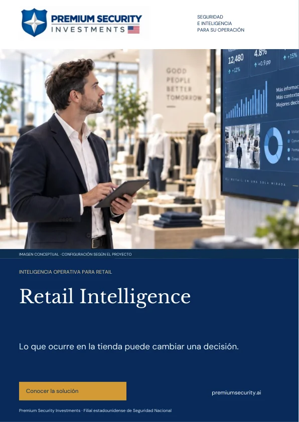 Portada del brochure de Retail Intelligence