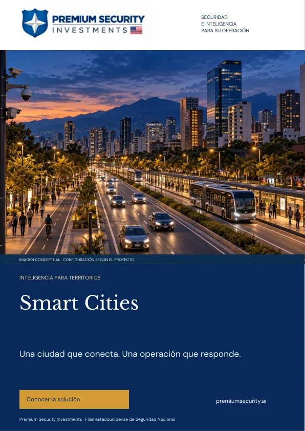 Portada del brochure de Smart Cities
